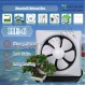 CrystalAir HouseHold Exhaust Fan Ventilator Bedroom Living Room Toilet Kitchen 6 inch 6" Ekzos Kipas