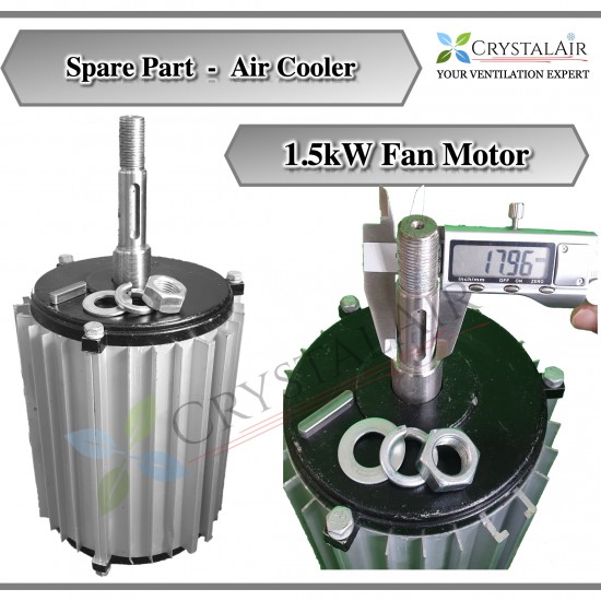 Spare Part CrystalAir's 1.5kW Fan Motor for Fixed Type Evaporative Air Cooler