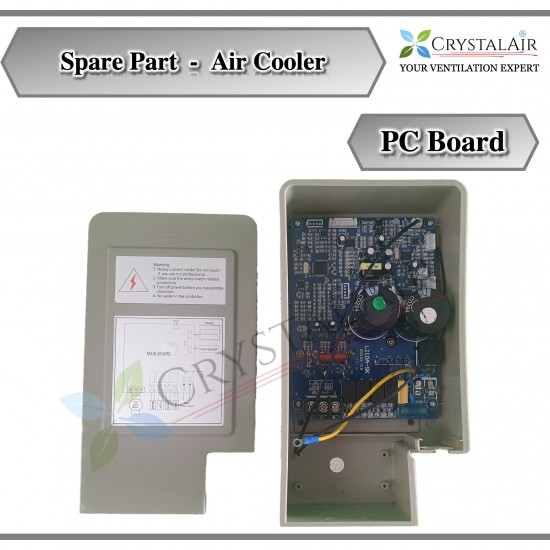 Spare Part CrystalAir 1.5kW PC Board for Fixed Type Evaporative  Air Cooler