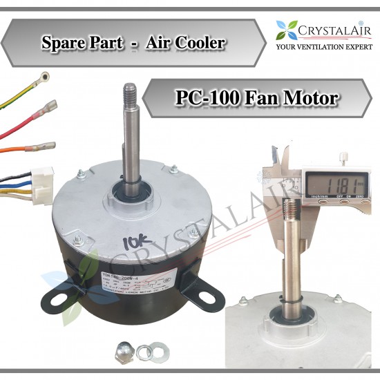 Spare Part CrystalAir's 200W Fan Motor for Portable Air Cooler PC-100/100S