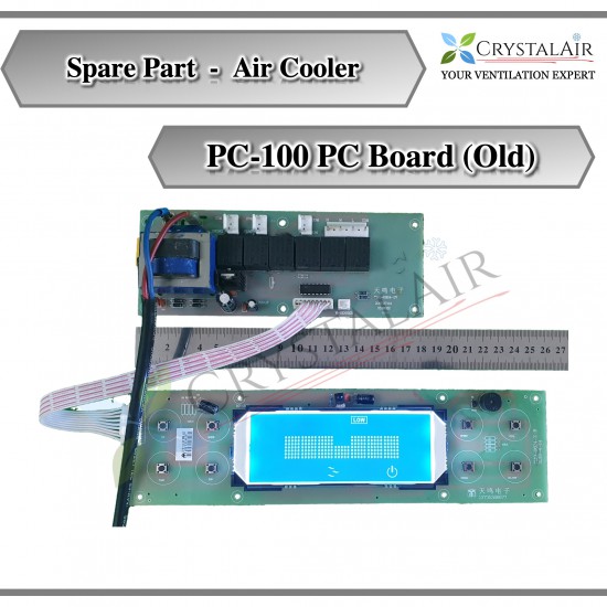 Spare Part Press Button PC Board Set CrystalAir Portable Air Cooler PC-100 / PC-100S (Old)