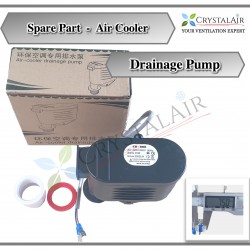 Universal Water Drainage Pump for Fixed Type Evaporative Air Cooler with Female Crimp Terminal - Plug and Play